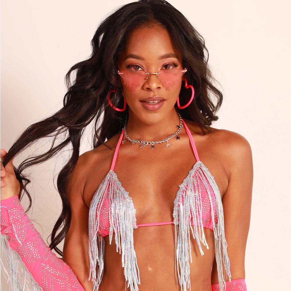 I Heart Raves 3-Piece Set Magic Moves Pink Set NEVER WORN